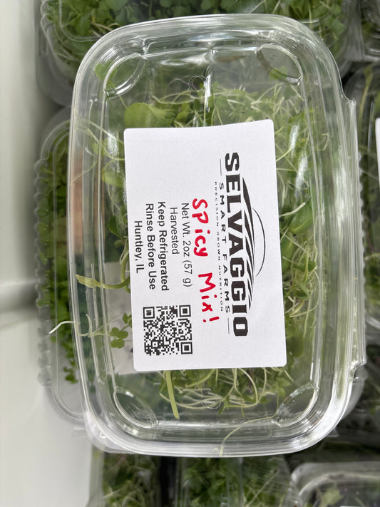 Spicy Microgreens Mix – 2 oz